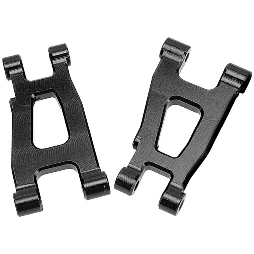 Brazos de suspension de metal ShareGoo, soporte de maza de direccion y ensamblaje de direccion y torres de choque compatibles con SG1603 SG1604 UD1601 UD1602 1/16 Piezas de actualizacion para coche RC (Negro) - Imagen 5