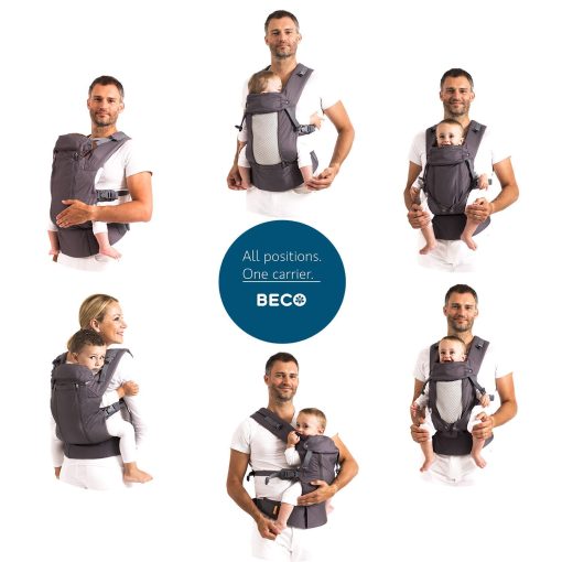 Portabebe Beco 8 Hibrido Recien Nacido a Portabebe para Ninos Pequenos (7-45lbs) - Todo en 1 Portabebe de Malla para Ninos Pequenos - Mochila Portabebe, Portabebe Frontal y de Cadera con Asiento Ajustable - Portabebe Ergonomico Refrescante (Camo) - Imagen 9