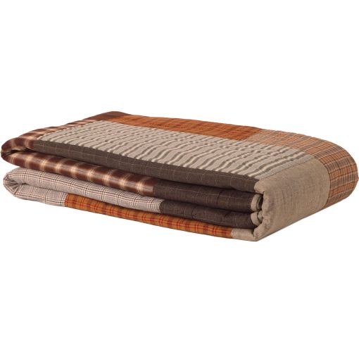 Colcha Rory de VHC Brands estilo rustico y de cabana, tamano King 105x95, gris greige - Imagen 4