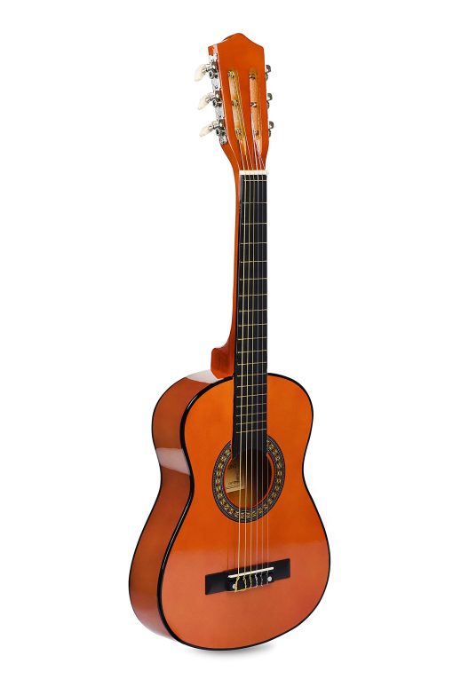 Guitarra de Madera de 30" con Estuche y Accesorios para Niños/Niñas/Principiantes (Caoba) - Imagen 4