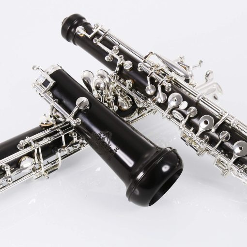 Oboe Rochix Nivel de Rendimiento Profesional WHS36 Cuerpo de Madera de ebano Plateado Semiautomatico en Tono C con 2 Canas, 1 Pano de Limpieza, 1 Plumero de Oboe, 1 Apoyapulgar, 1 Estuche y Mas - Imagen 2