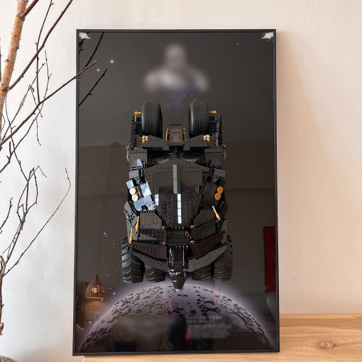 Tablero de Exhibicion para Lego DC Batman Batmobile Tumbler 76240, Adulto Coleccionistas Tablero de Exhibicion, Ideal para Amantes de Lego (Solo Tablero de Exhibicion)