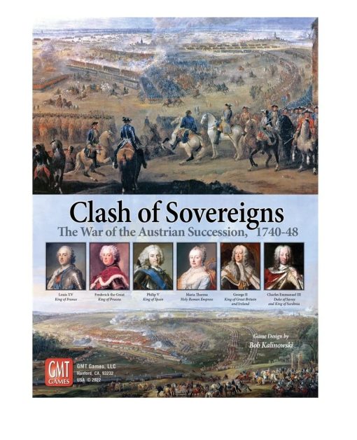 GMT: Choque de Soberanos, La Guerra de Sucesion Austriaca, 1740-48, Juego de Mesa