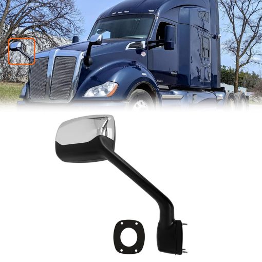 Espejo del capo SEPEY para KENWORTH T680/PETERBILT 579 587, Lado del Pasajero Espejo Cromado del Capo para KENWORTH T680, PETERBILT 579/587, Derecho