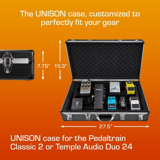 Estuche ANALOG CASES Pedaltrain Classic 2 / Classic 1 / Temple Audio DUO 24 - Estuche Ultra-Ligero UNISON - Imagen 5