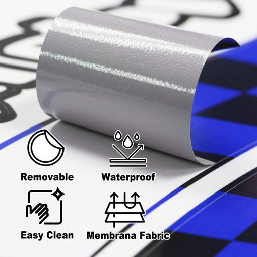 Pegatinas para llantas de 17 pulgadas MC MOTOPARTS AA02 compatible con YZF R6 99-18 (BLANCO) - Imagen 5
