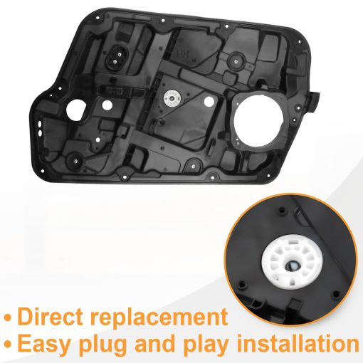 Regulador de ventana electrico delantero del lado del pasajero sin motor con panel de reemplazo para Hyundai Sonata 2011 2012 2013 2014, Derecho, 752-929 - Imagen 5