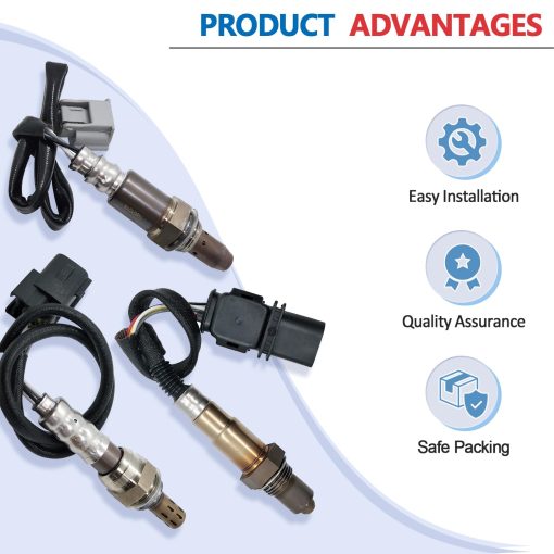 Maxfavor 2 Piezas Sensor de Oxigeno 234-9038 234-4381 Reemplazo para Nissan Altima Maxima 2008 2009 2010 2.5L 3.5L Arriba Abajo Sensor de O2 234-9038 234-4381 - Imagen 4