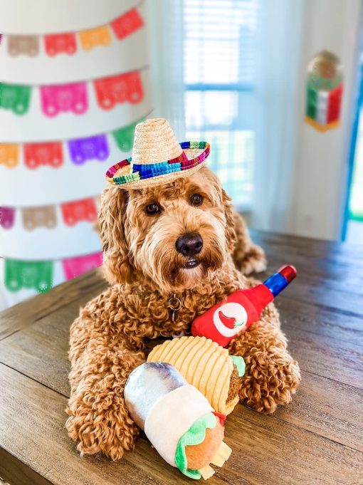 Juguetes de Peluche para Perros de Comida Linda TONBO (Combo de Martes de Tacos) - Imagen 2