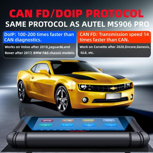 Autel Scanner Maxicheck MX900 Herramienta de Escaner OBD2 Actualizacion de MaxiCom MK808 PRO MX808S MK808 MK808BT DS808 MP808S 40 + Servicios Escaner Bidireccional de Diagnostico de Todos los Sistemas 10000+ Vehiculos DoIP CAN FD - Imagen 8