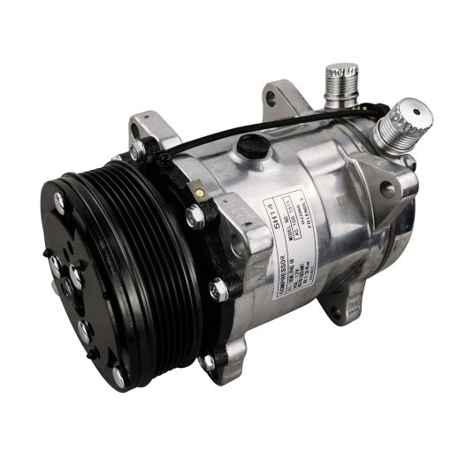 Compresor de Aire Acondicionado Universal ACTECmax 6PK Embrague Sanden 508 5H14 R134A Correa Serpentin 12V