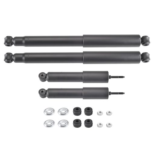 TUUMOND [4pcs] Amortiguador Delantero y Trasero Compatible con Nissan Frontier 2WD 4WD 2.4L 3.3L 2000-2004 344469 344015