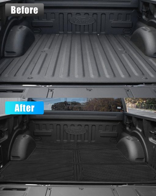 Forro de Cama para Camioneta Dattumar Compatible con Ford F150 2015-2024 5.5ft Todo Clima 5.5 pies Forro de Cama Accesorios F-150 2023 (2015-2024, 5.5Ft) - Imagen 2