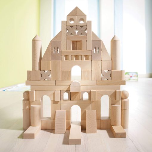 Juego de Bloques de Madera Extra Grande HABA de 102 Piezas: Juguetes Apilables de Juego Libre, Bloques para Ninos Pequenos y Juguetes de Madera Hechos en Alemania - Imagen 7