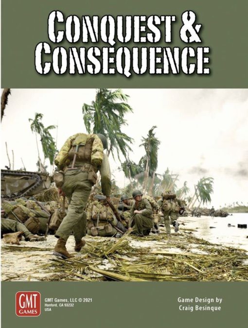Juego de cartas Conquest and Consequence de GMT Games para edades 14+ 2-3 jugadores 240-360 minutos de tiempo de juego