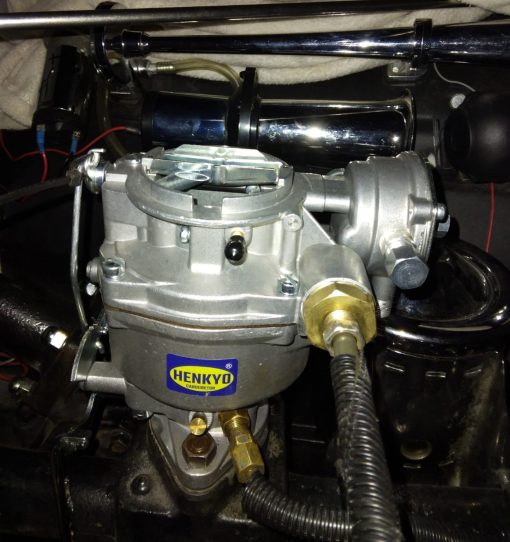 Carburador Rochester de 1 barril para 1957-1962 Chevry GMC Truck Nomad Bel Air 235 con estrangulador automatico - Imagen 3