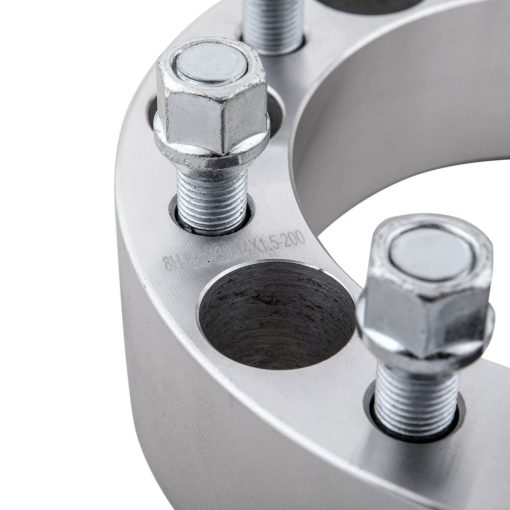 DCVAMOUS 2 Piezas 8x6.5 Separadores de Rueda de 2 Pulgadas con Pernos de 14x1.5 Compatible con Chevy GMC 8 Lug 8x165.1 para Sierra Silverado 2500 3500 1999-2010 | Express Savana 2500 3500 1997-2022 | RAM2500 3500 2014-2022 - Imagen 8