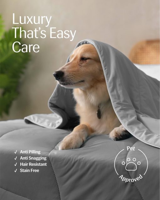Colcha de confort REST? Evercool?, tamano completo/queen, manta para personas que duermen calientes, ropa de cama para todas las estaciones para mantenerse fresco durante los sudores nocturnos, manta ligera y transpirable, 90"x90" pulgadas, gris fresco - Imagen 5