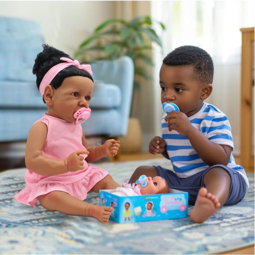 Munecas Bebe Reborn KateMily - Munecas Bebe Realistas de 20 Pulgadas con Kit de Alimentacion y Caja de Regalo para Ninos de 3+ - Imagen 3