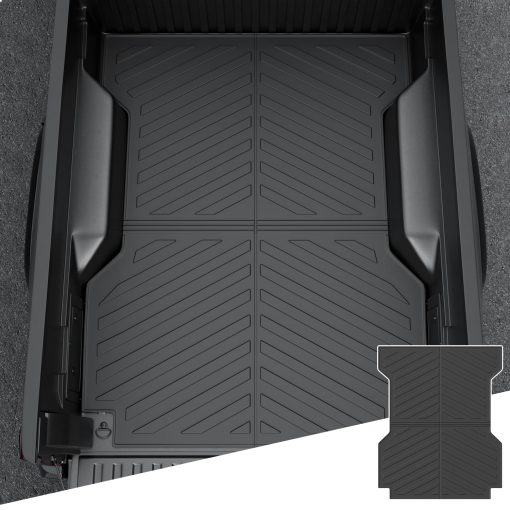 Tapete para cama de camioneta powoq de 6 pies compatible con Toyota Tacoma 2005-2023 Material de TPE Reemplazo para Accesorios Toyota Tacoma 2005-2016 2017 2018 2019 2020 2021 2022 2023 (Tapete de 6 pies)