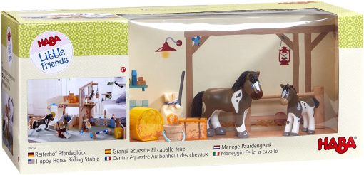 Establo de Equitacion Happy Horse Little Friends de HABA - Imagen 9