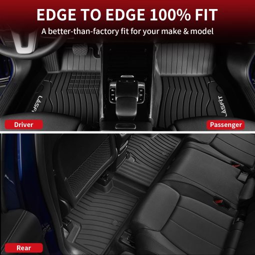 Tapetes LASFIT para Mercedes Benz 2020-2024 GLB 200 250 35 AMG, Forros de Coche de TPE para Todo Clima, Juego de 1ra y 2da Fila - Imagen 7