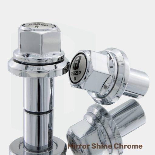 Tuercas de rueda Prime Sleeve PSGSP M22x1.5 Cromadas para camiones pesados, camiones semirremolque, remolque se ajustan a ruedas duales o traseras de aluminio Alcoa con asiento piloteado y agujero de perno: 26mm - Paquete de 10 - Imagen 4