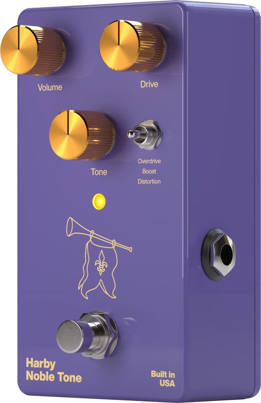 Pedal de Efectos para Guitarra Harby Pedals Noble Tone Overdrive/Boost/Distortion - Imagen 2