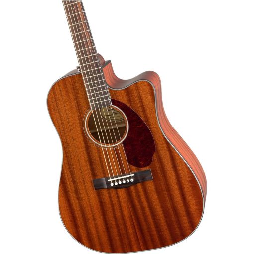 Guitarra Acustica Electrica Fender CD-140SCE Todo-Mahogany, Dreadnought con Cutaway, con Garantia de 2 Anos, Sistema de Pastilla y Previo Fishman, Natural, con Estuche - Imagen 4