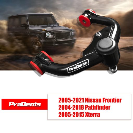 Brazos de control superiores delanteros para Nissan Frontier 2005-2021, Pathfinder 2004-2012, Xterra 2005-2015, 1-3" Brazo de control de suspension con bujes de PU, Reemplazo de brazos de suspension de fabrica OEM - Imagen 2