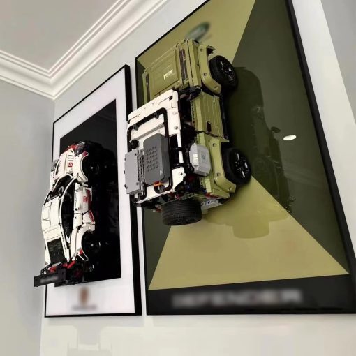 Tablero de exhibicion iLuane para Land Rover Defender 42110 de Lego Technic, Montaje en pared para coleccionistas adultos, Ideal para amantes de Lego (Solo tablero de exhibicion) - Imagen 4