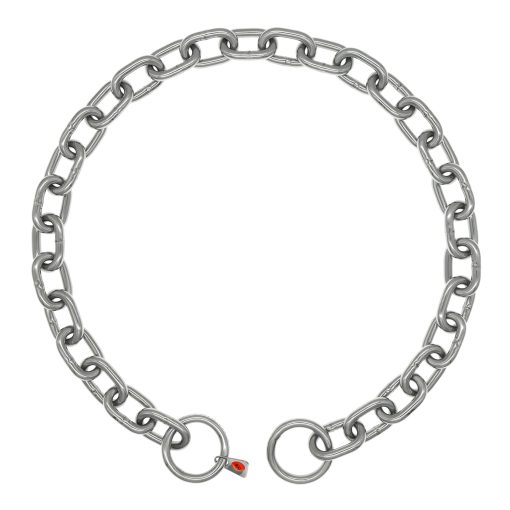 Collar de Adiestramiento Herm Sprenger Extra Fuerte de Acero Inoxidable de 5.0 mm con Eslabones Medianos para Perros Medianos y Grandes Collar de Correccion Sin Tiron Hecho en Alemania (60 cm) - Imagen 2