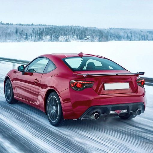 Juego de luces traseras LED VLAND compatibles con Scion Fr-s 2013-2016 Toyota86/Subaru Brz 2013-2020 con secuencia ambar, estilo OE ensamblaje de lampara trasera que incluye lados del pasajero y del conductor, humo/tintado - Imagen 2