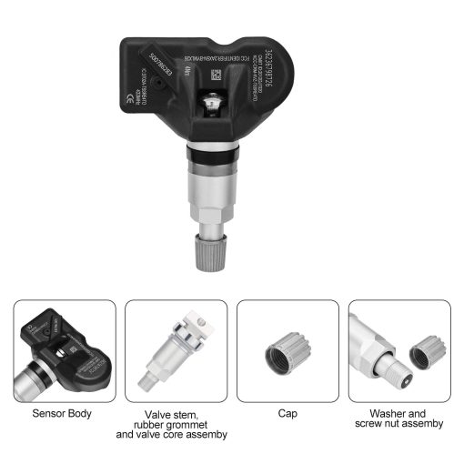 Sensor de presion de neumaticos 433 MHZ programado BDFHYK compatible con BMW Audi Aston Martin OE# 36236798726 7PP907275F 4F0907275D AD43360671BA - Imagen 2