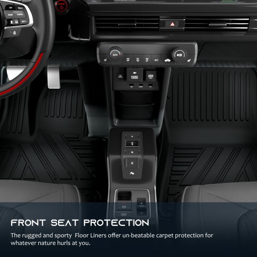Tapetes para piso FEELON compatibles con BMW X5 2019-2022, 5 asientos con Tapetes de Coche Proteccion contra el clima Alfombrillas Personalizadas Accesorios Interiores de Automoviles Negro - Imagen 5