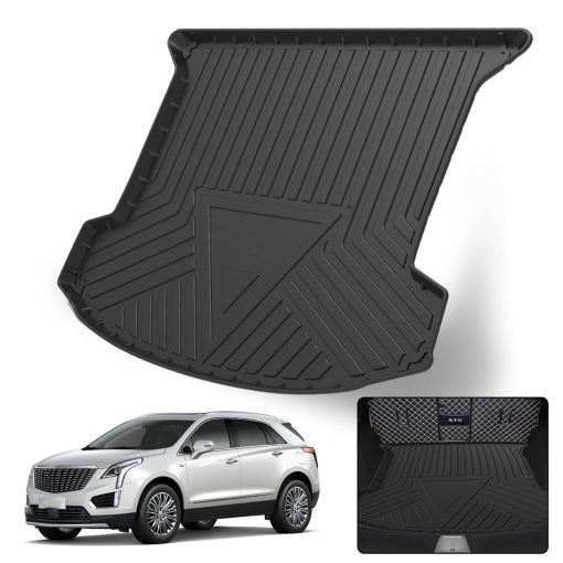 Forro de carga Elsetyler para 2021 2022 2023 2024 XT5 - Negro TPO Resistente al agua para todas las condiciones climaticas Bandeja trasera para maletero Protector de piso de maletero compatible con Cadillac XT5 2017-2024