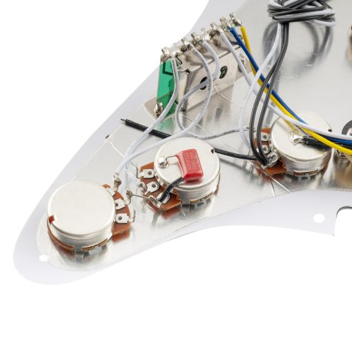 Pickguard cargado Musiclily Pro SE Pre-wired SSS para guitarra con pastillas de bobina simple Alnico 5 escalonadas para guitarra electrica estilo Strat ST, 4 capas de concha de tortuga - Imagen 9