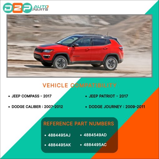 Reemplazo de Colector de Admision Frontal/Superior D2P | Compatible con Jeep Compass, Patriot 2017, Dodge Avenger 08-09, Caliber 07-12, Journey 09-11 | 4884495AK - Imagen 4