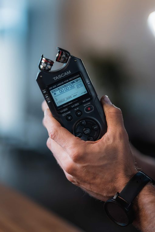 Grabador de audio portatil de cuatro pistas Tascam DR-40X y interfaz USB - Imagen 5