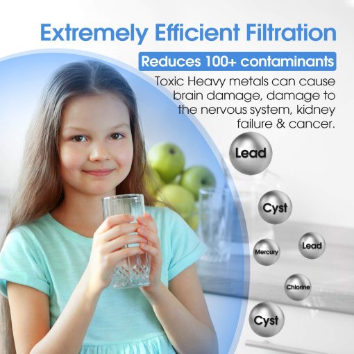 Filtro de agua para refrigerador PUREPLUS DA29-00020B NSF 53&42 Reemplazo para SAMSUNG RF28HFEDTSR, RF263BEAESG, RF263BEAESR AA, HAF-CIN/EXP, RF28HMEDBSR/AA, RF28K9380SR, RWF0700A DA97-08006A 3PACK - Imagen 5