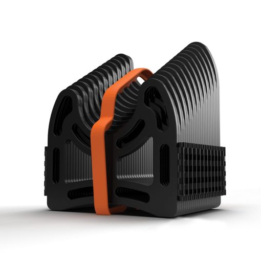 Soporte de Manguera de Drenaje para RV Camco Sidewinder de 20 pies - Diseno Flexible Telescopico para Curvar alrededor de Obstaculos y Cradles Profundos que Aseguran la Manguera de Drenaje para RV - Listo para Usar y se Pliega para Almacenamiento en RV (43052)