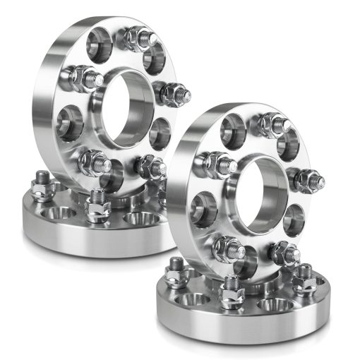 Adaptadores de Rueda de 20 mm Customadeonly 5x120 a 5x115 (Cubo a Rueda) Centrado en el Cubo - Orificio Central de 66.9mm (Cubo) a 71.5mm (Rueda) Permite que el Vehiculo con 5x120, Orificio de 66.9mm Utilice Ruedas 5x115 (4piezas M14x1.5)