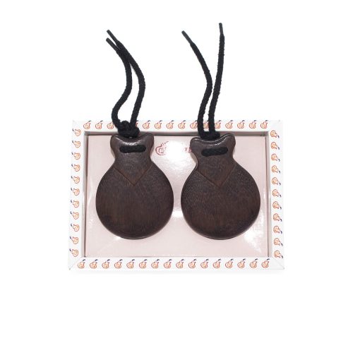 Castanuelas Profesionales Jale Flamenco Autenticas de Madera Granadillo Marron Tamano T-6 Mujer Adulta por Ole Ole Flamenco - Imagen 4