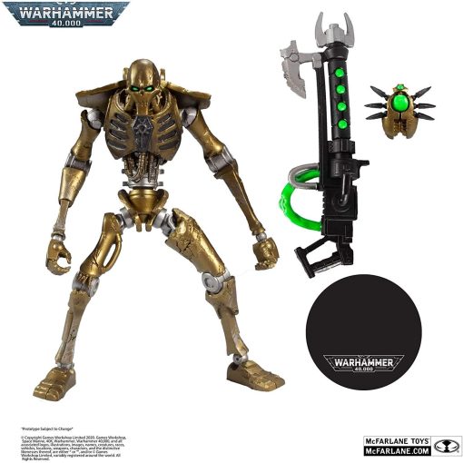 Figura de Accion McFarlane Toys Warhammer 40,000 Necron Warrior de 7" - Imagen 4