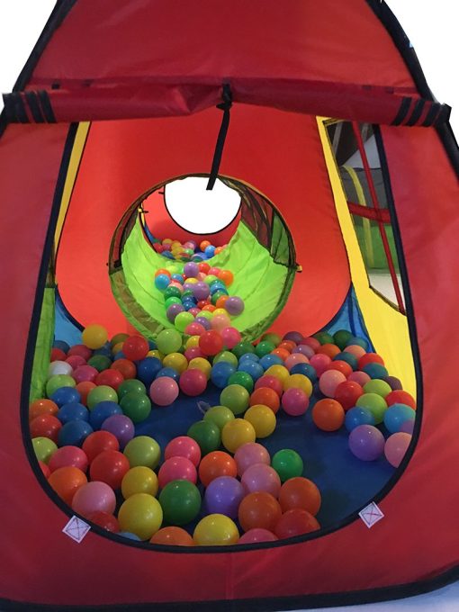 Casa de Juegos Pop Up UTEX 8 en 1 para Ninos con 4 Tuneles y 4 Tiendas para Ninos y Ninas para Uso Interior y Exterior - Imagen 8