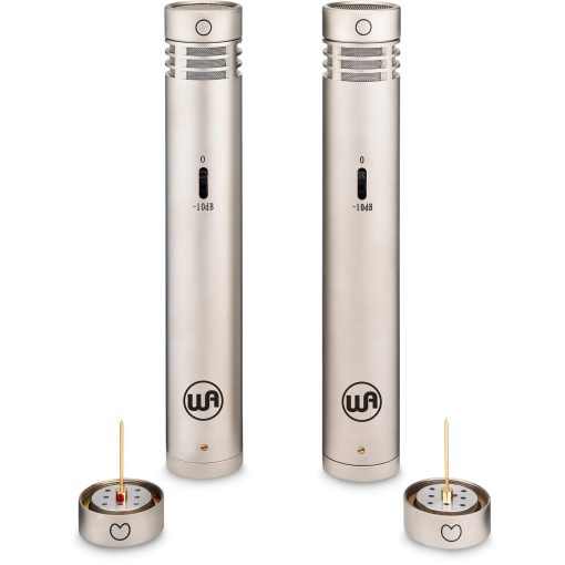 Paquete estereo premium Warm Audio WA-84 - Microfono de condensador de diafragma pequeno de multiples patrones - Niquel - Imagen 4