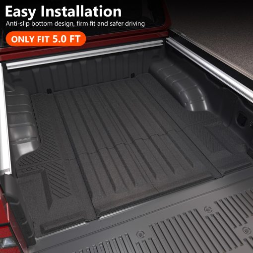 Tapete para cama de camioneta compatible con Nissan Frontier 2022-2024 de 5 pies - Tapete para carga - Reemplazo de forro para cama de camioneta - Accesorios para Nissan Frontier 2022 2023 2024 - Imagen 3