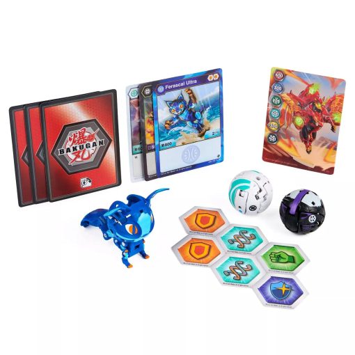 Paquete de inicio Bakugan Geogan Rising con Tarjetas de Personaje - Ferascal Ultra y Dos Mas - Imagen 4
