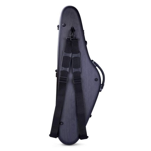 Estuche para Violin Aileen CSV-F18 Tamano Completo 4/4 de Lujo con Higrometro Suspension, Negro Oscuro - Imagen 5