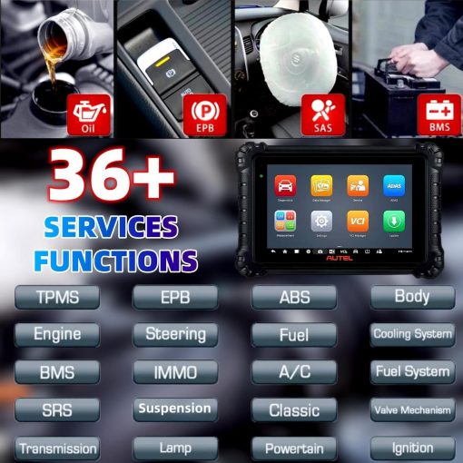 Autel MaxiSYS MS906 Pro Escaner Automotriz Herramienta de diagnostico obd2, 2024 MS906PRO Actualizacion de MK908 MS906BT MS906 MP900, Codificacion de ECU, 36+ Servicios, 3000+ Bidireccionales, FCA SGW, CAN FD/DoIP - Imagen 5